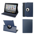 Ipad Air II 360 Case, Faux, Navy Blue